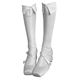 Preppy Collar High Socks