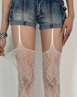 Dangerous Pretty Suspender Tights