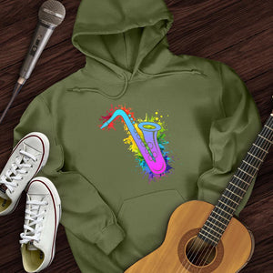 Graffiti Sax Hoodie