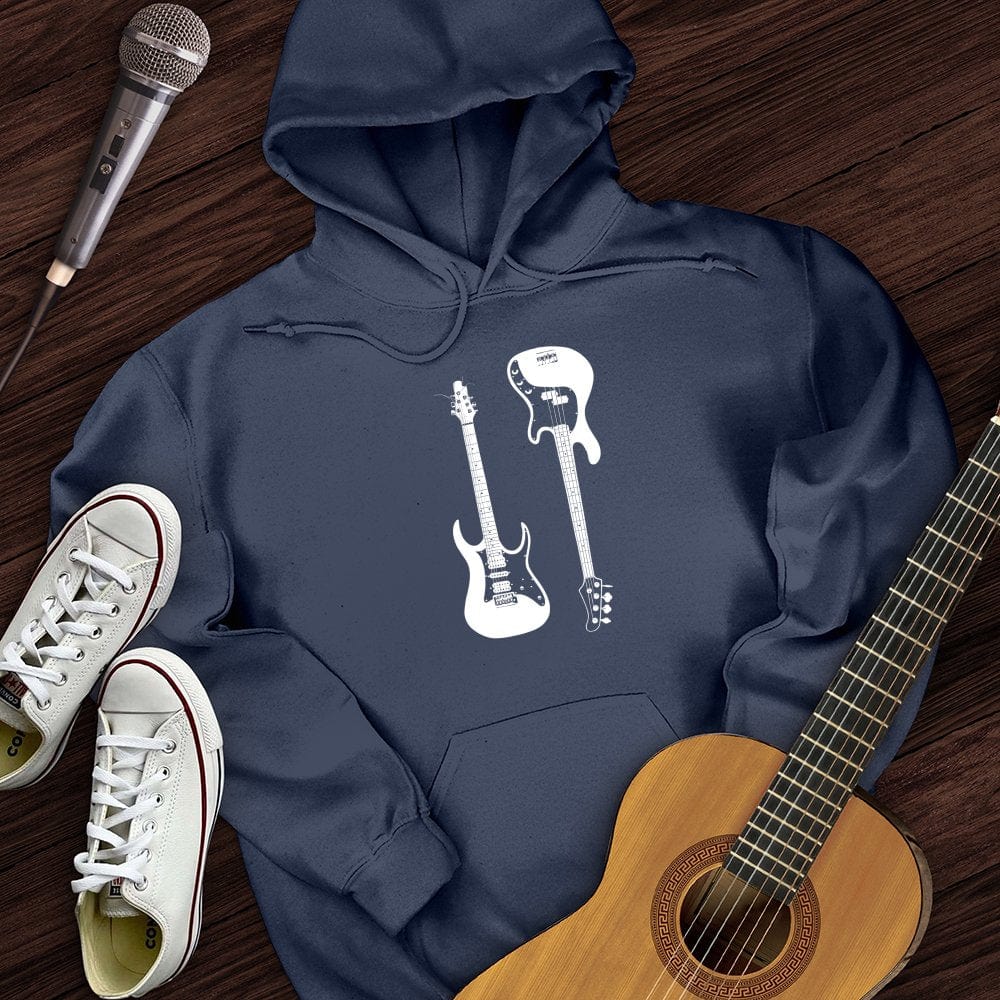 Electric and Bass Guitar Hoodie