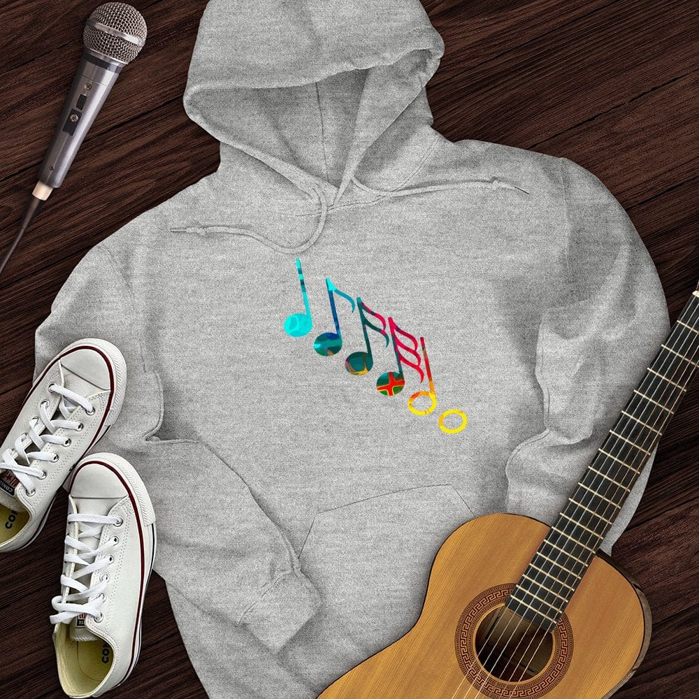 Colorful Music Notes Hoodie