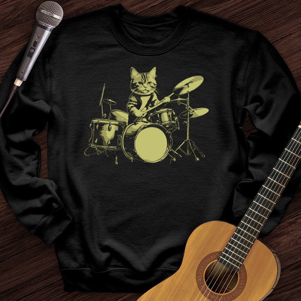 Cat Drums Crewneck