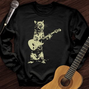 Cat Guitar Crewneck
