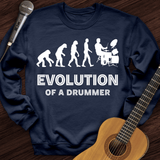 Evolution Of A Drummer Crewneck