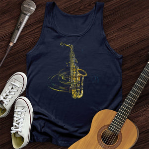 Colorful Sax Tank Top