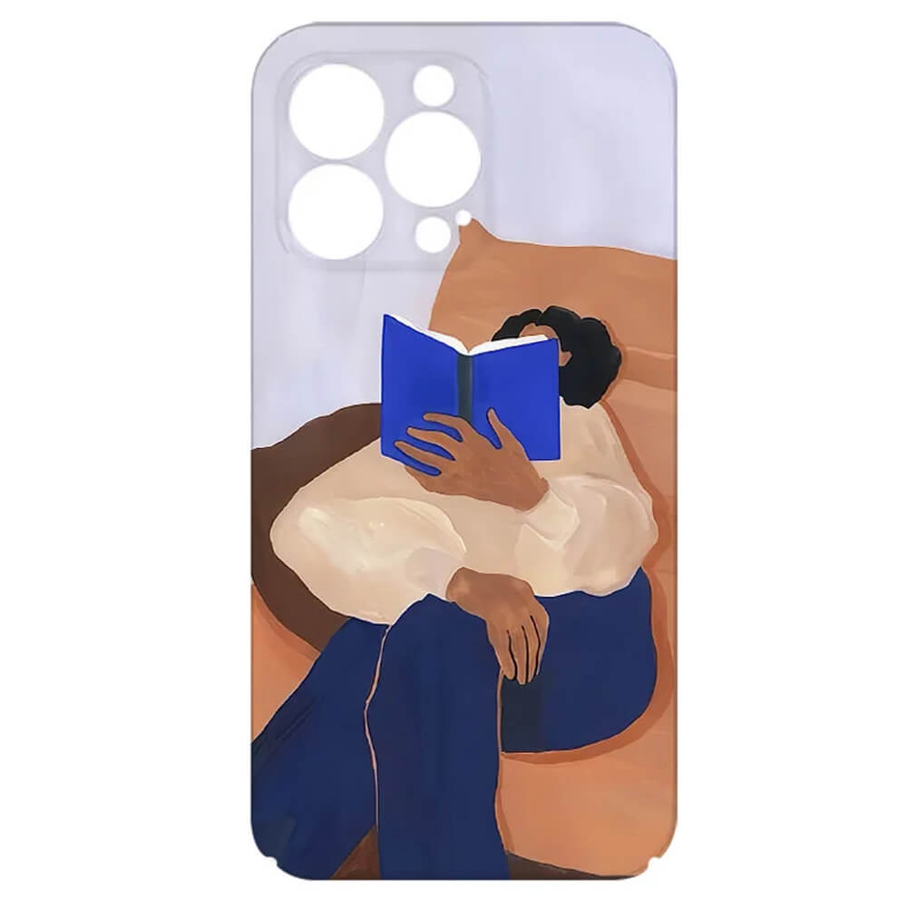 Reading Girl Aesthetic iPhone Case