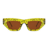 Spotted Square Sunglasses