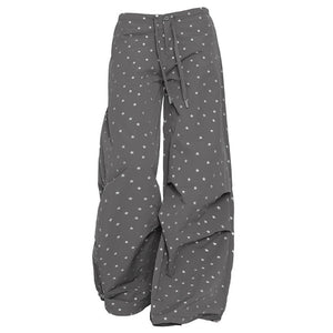 Star Print Baggy Pants