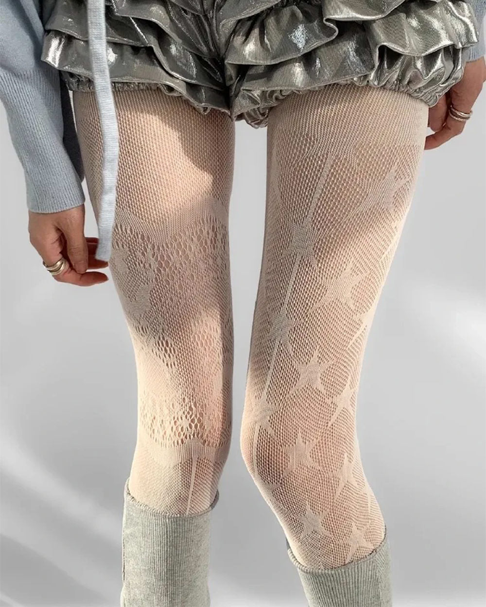 Star Girl Patterned Tights