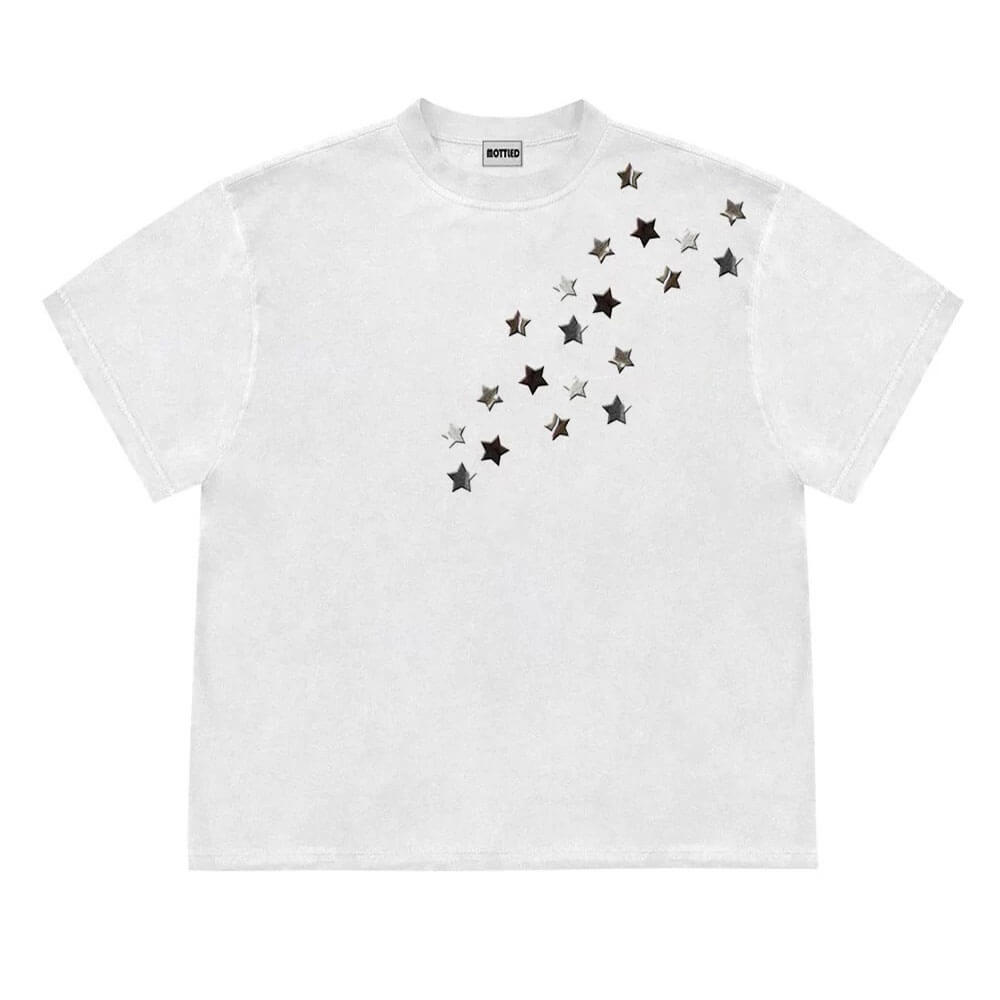 Star Print Oversized T-Shirt