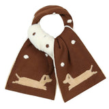 Sweet Puppy Knit Scarf