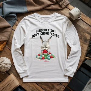 Crochet Not Choke Long Sleeve T-shirt