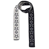 Y2K Star Skinny Scarf